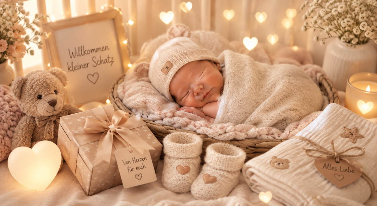 Das erste Baby ist da: Die schönsten Geschenkideen für Neugeborene & frischgebackene Eltern